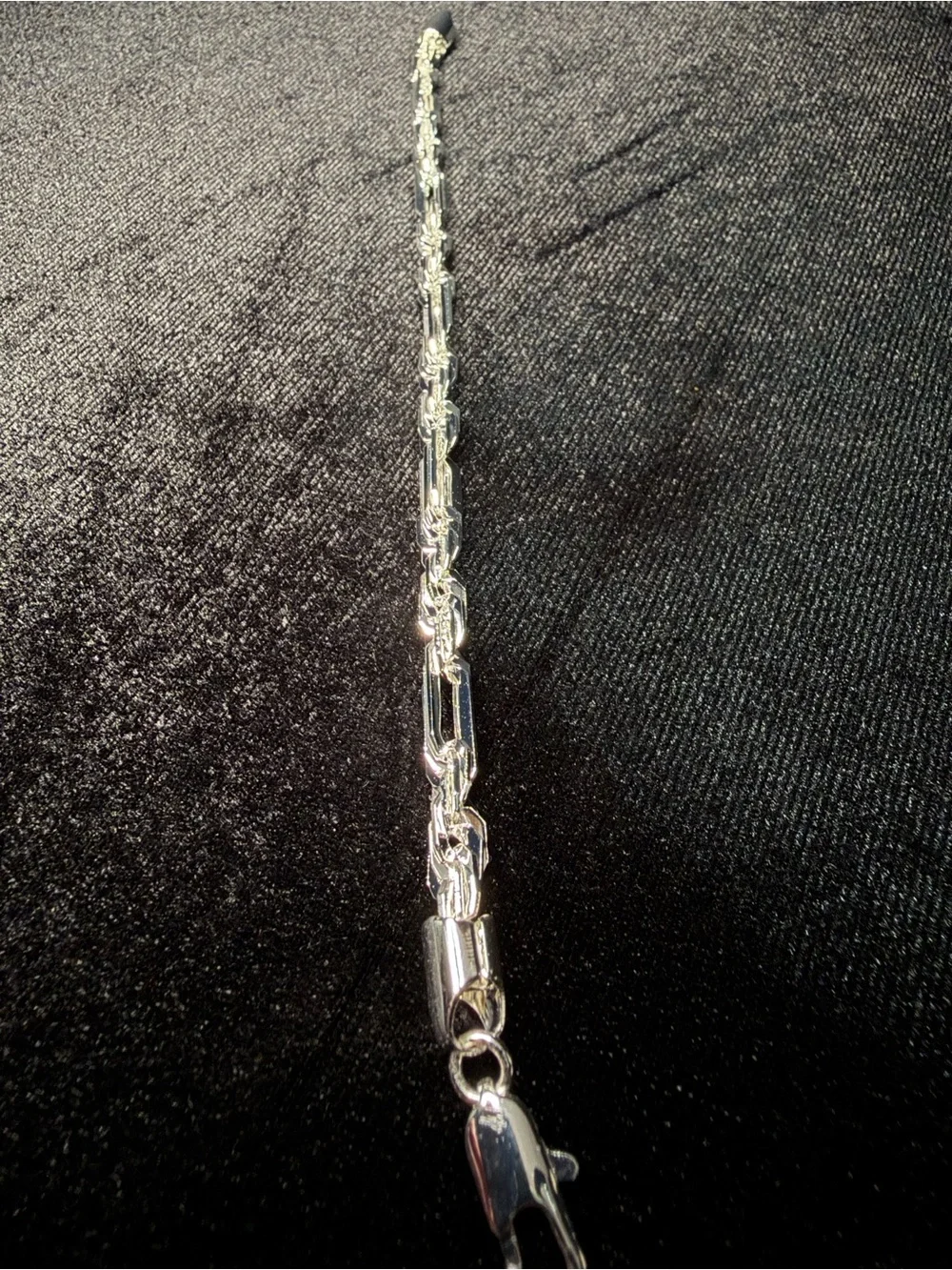 Figarope Milano 7in 5MM Italy 925 Stamped silver premium finish bracelet